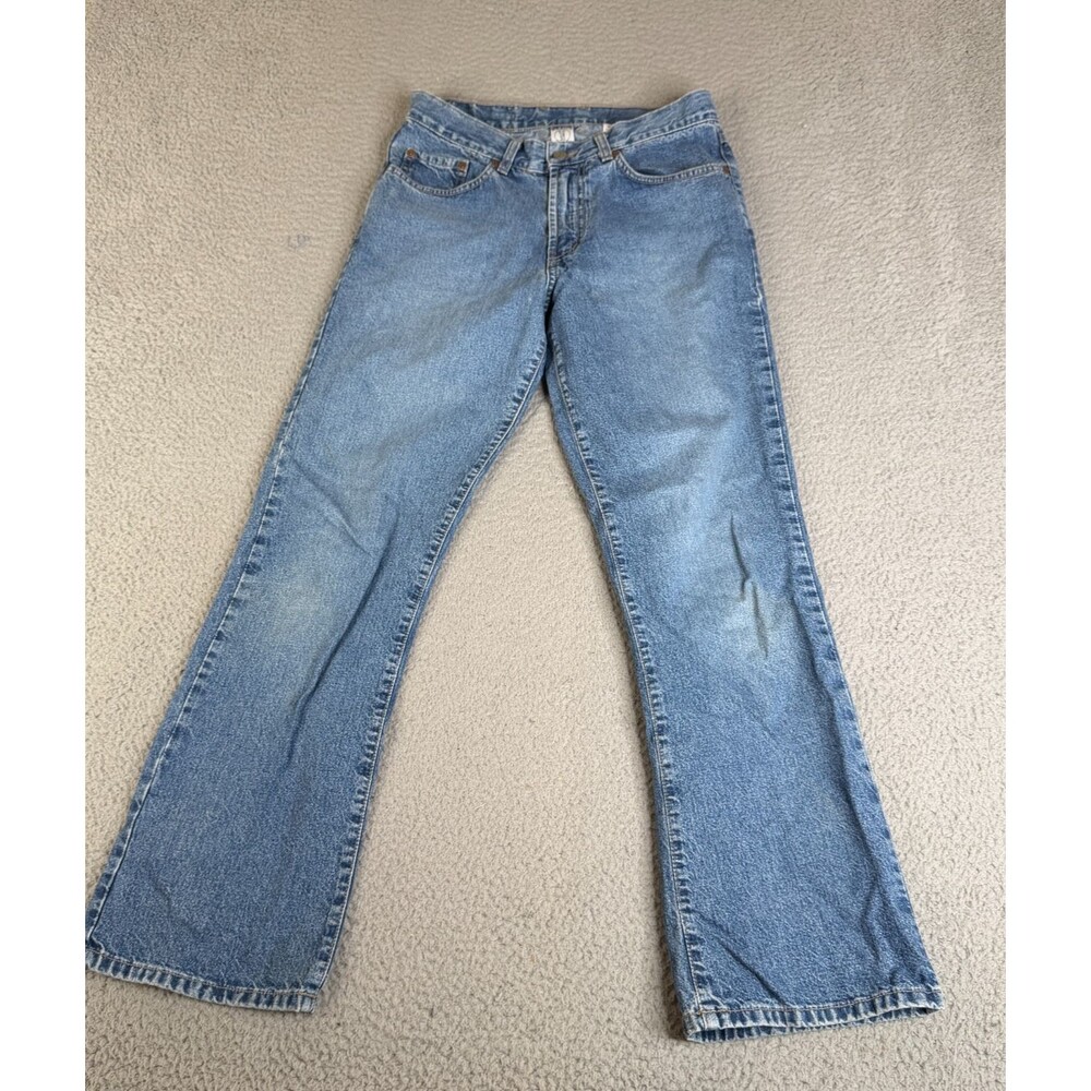 LUCKY BRAND 286 Jeans Women 10/30 Blue Low Rise Flare Medium Wash USA Made 30x30